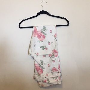 Free People floral jeans.
